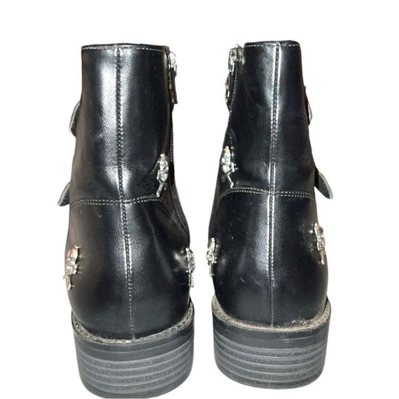 Madden studleyy studio black studded leather buckle boots re vamped!! - Picture 7 of 7